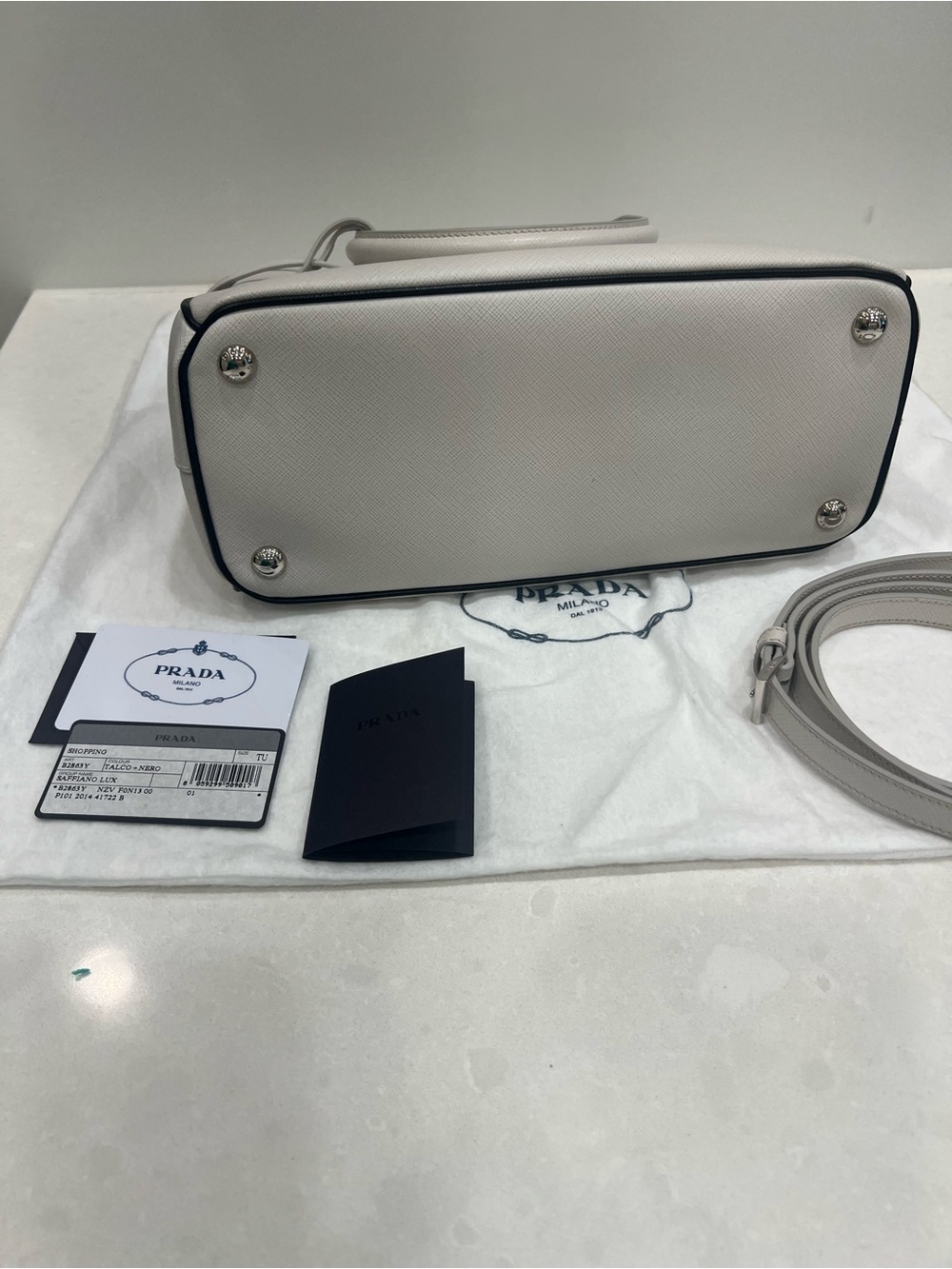 Prada Galleria Saffiano Leather Handbag - Picture 10 of 14